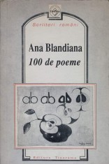 100 DE POEME-ANA BLANDIANA-261968 foto