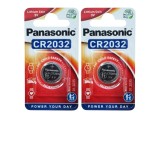 Set 2 Baterii CR2032, Litiu, 3V, Panasonic