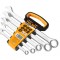 Set de 5 chei de piulite combinate Cr-V, 8-19mm, Industrial,