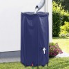 Rezervor de apă cu robinet, pliabil, 380 L, PVC