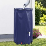 vidaXL Rezervor de apă cu robinet, pliabil, 380 L, PVC