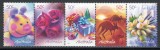 Australia 2005 Mi 2421/25 strip MNH, nestampilat - Greeting stamps - INCOMPLET