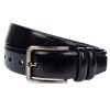 Curea barbati, eleganta pentru costum, latime 3.8cm, negru, piele eco - CK97N