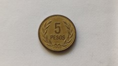 Columbia -5 Pesos 1989 foto