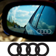 Stickere oglinda ETCHED GLASS - AUDI (set 3 buc.)