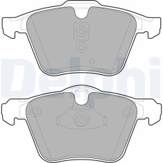 DELPHI LP1968 set placute frana,frana disc