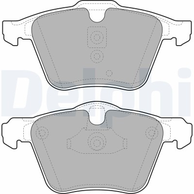DELPHI LP1968 set placute frana,frana disc foto