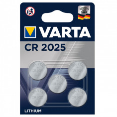 Baterie Varta CR2025, Set 5 Bucati