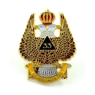 Pin masonic Grad 33 foto