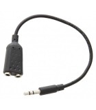 Splitter cablu adaptor audio stereo Jack 3.5 mm tata - 2x 3.5 mm