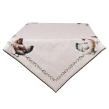 Fata masa bumbac multicolor Country 100x100 cm