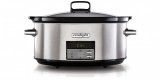 Cumpara ieftin Slow cooker Crock-Pot CSC063X-01, 7.5 L, digital, vas ceramica, capac de sticla, inox - SECOND