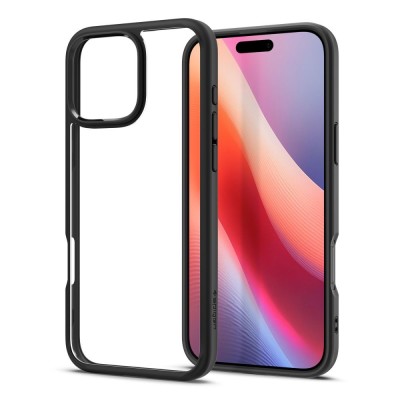 Husa Spigen Ultra Hybrid IPhone 16 Pro Max negru foto