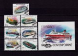 ✅(S3) Madagascar 1994 ,&quot;Nave maritime&quot;, complet serie+colita ,cota 8Euro,stamp.