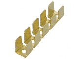 Conector Tată Dublă Alamă 6,4mm x 0,8mm M3 10x