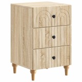 vidaXL Dulap de noapte Stejar Sonoma 43x 41 x 66,5 cm Lemn prelucrat 894097