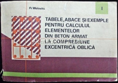 Tabele, Abace Si Exemple Pentru Calculul Elemetelor Din Beton - I, II, III foto