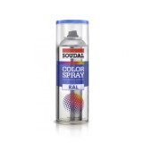 Vopsea spray Soudal universal negru 9005 lucios 400 ml