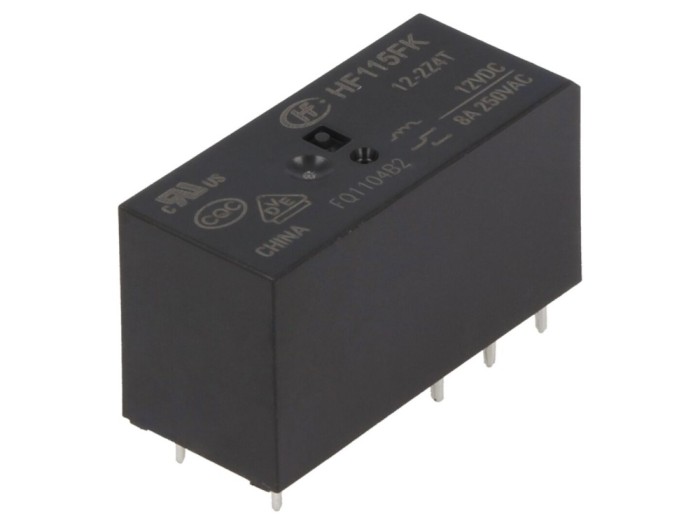 Releu Electromagnetic DPDT 12VDC 8A PCB