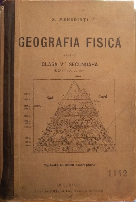 Geografia fisică pentru clasa a V-a secundară