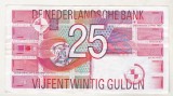 bnk bn Olanda 25 Guldeni 1989 circulata