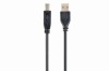 CABLU USB GEMBIRD pt. imprimanta, USB 2.0 (T) la USB 2.0 Type-B (T), 1m, conectori auriti, black, &quot;CCP-USB2-AMBM-1M&quot; (timbru verde 0.08 lei)