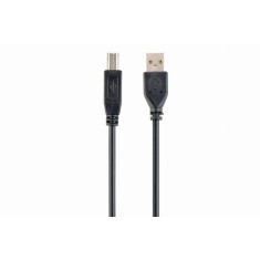 CABLU USB GEMBIRD pt. imprimanta, USB 2.0 (T) la USB 2.0 Type-B (T), 1m, conectori auriti, black, &quot;CCP-USB2-AMBM-1M&quot; (timbru verde 0.08 lei)