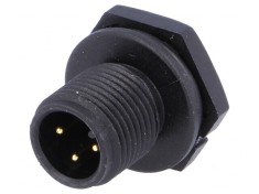 Soclu M12 3-Pin Tată IP68 DeviceNet CANopen foto