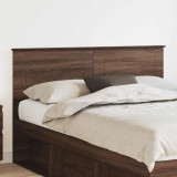 Cumpara ieftin Tablie cap cu headboard Stejar inchis 160 cm Lemn compozit