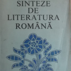 Constantin Crisan - Sinteze de literatura romana, 1981