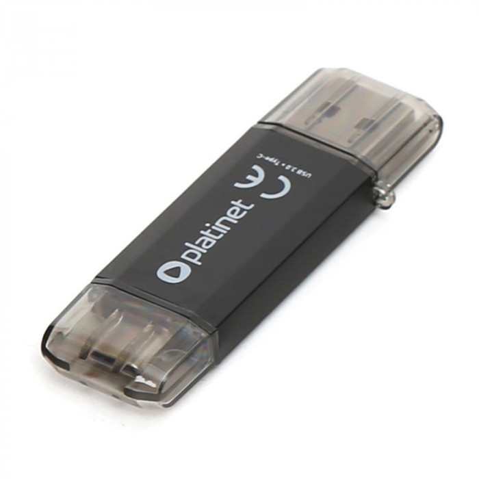 Stick memorie Flash Drive Platinet, 64 GB, USB 3.0 tip C