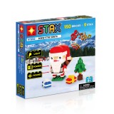 Cumpara ieftin Set constructie Stax 150 piese - Mos Craciun cu sunete si lumini, Open Brick Source