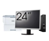Pachet Calculator Second Hand DELL OptiPlex 5090 Mini PC, Intel Core i5-10500T 2.30 - 3.80GHz, 8GB DDR4, 256GB SSD + Monitor 24&amp;quot; + Imprimanta Bro