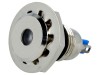 Lampă de Control LED ONPOW Albă 24V DC &Oslash;12mm IP67 GQ12F-D/W/24