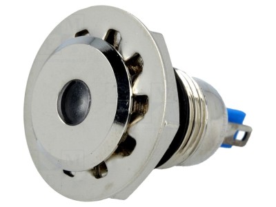 Lampă de control LED albă 24V DC foto