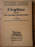 L&#039;eglise Dans Les Temps Modernes - A. Leman ,308289