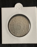 Moneda 5 mărci 1969 F RFG argint
