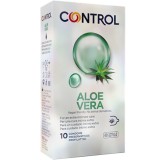 Control Condoms-Prezervative cu Aloe Vera, 10 Unități-Latex