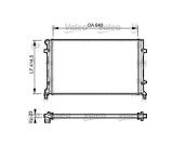 Radiator racire motor Valeo 734332
