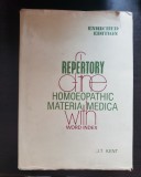 Repertory of the HOMOEOPHATIC MATERIA MEDICA with word index - J. T. Kent