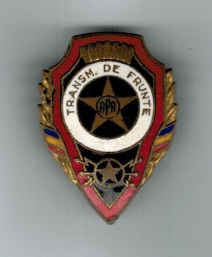 Insigna Transmisionist de Frunte, RPR, militara foto