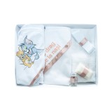 Trusou Botez, 6 Piese cu Text Imprimat "Cu drag de la nasi", Bej, Tom si Jerry - TB141