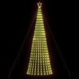 VidaXL Pom de Crăciun LED 1028 LED-uri Alb Cald 403 cm
