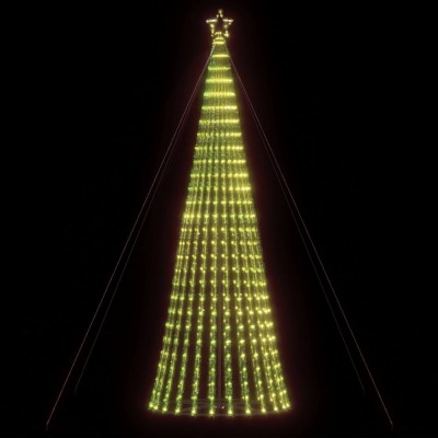 Pom de Crăciun LED 1028 LED-uri Alb Cald 403 cm foto