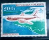 Madagascar 1970 avioane, aeronava Boeing 737 serie 1v nestampilat