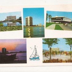 F1 - Carte Postala - Marea Neagra, Hoteluri din Mamaia, circulata 1968