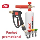 Set MJJC pistol lance spumare Classic si set 4 duze pulverizare cu cap mobil