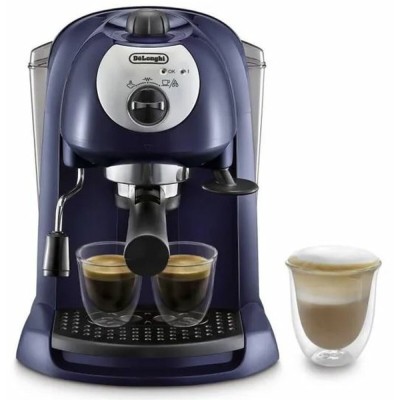 Cafetieră Express cu Braț DeLonghi EC191CD 1 L Albastru 1100 W foto