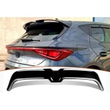 Spoiler spate de acoperis potrivit pentru Leon MK4 Negru Pian ABS / 2020-&icirc;n sus