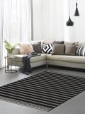 Covor Belgian, Georgia 39777, Negru, 160x230 cm - 120x170 cm